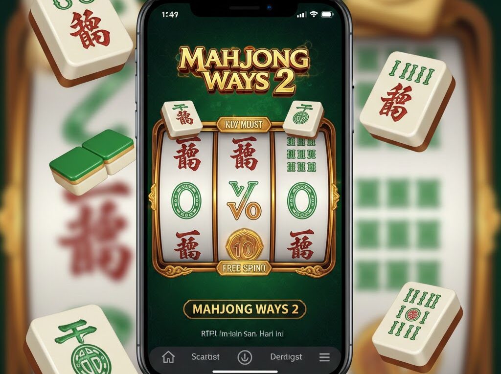 Sejarah Mahjong Ways 2 Slot Gacor Hari Ini dengan tampilan grafis ubin Mahjong emas tradisional dari PG Soft.