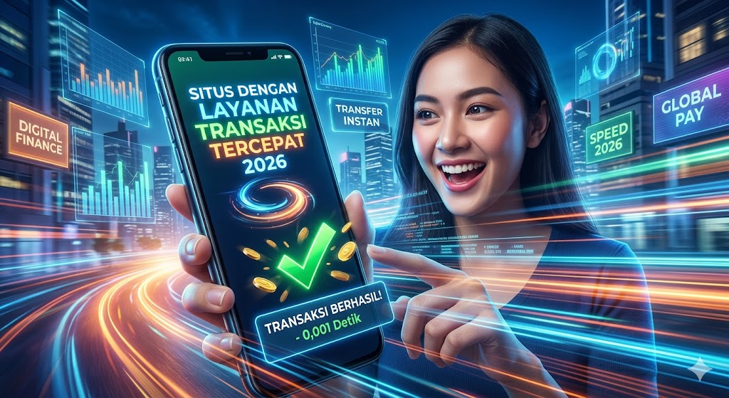 Situs dengan Layanan Transaksi Tercepat 2026 - Dashboard Transaksi Kilat dan Aman